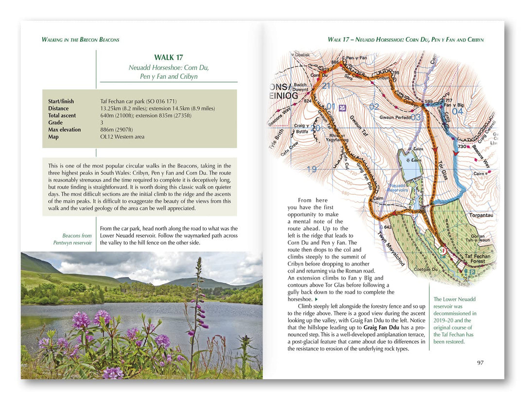 Guide de randonnées (en anglais) - the Brecon Beacons: 45 circular walks in the National Park | Cicerone guide de conversation Cicerone 