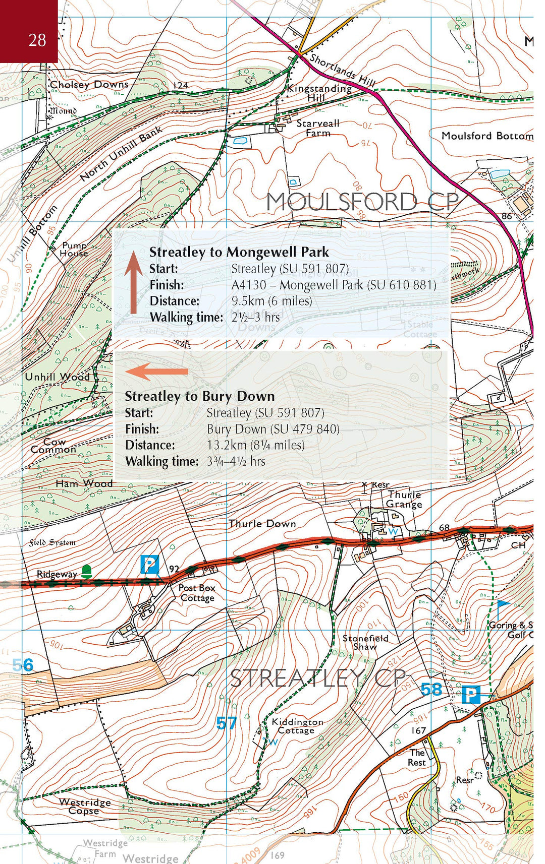 Guide de randonnées (en anglais) - The Ridgeway | Cicerone guide de randonnée Cicerone 