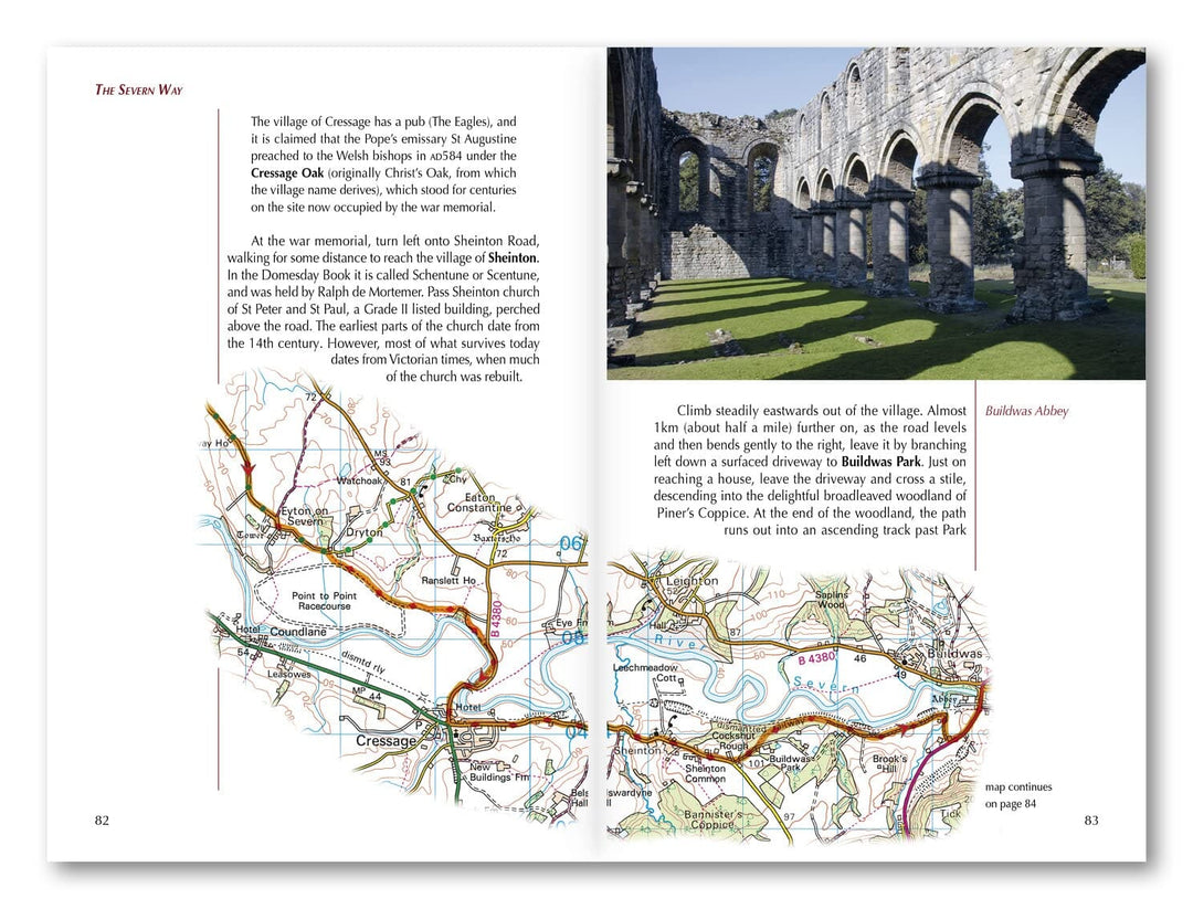 Guide de randonnées (en anglais) - The Severn way | Cicerone guide petit format Cicerone 