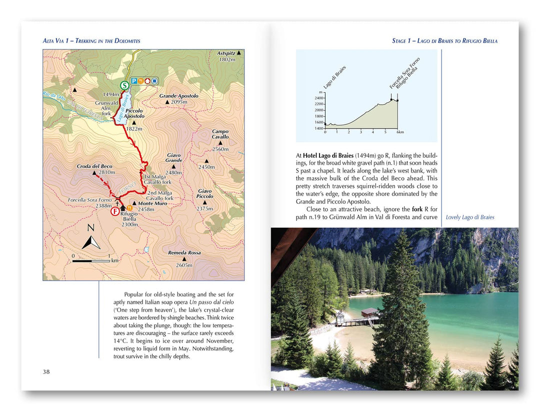 Guide de randonnées (en anglais) - Trekking in the dolomites - Alta via 1 | Cicerone guide de randonnée Cicerone 
