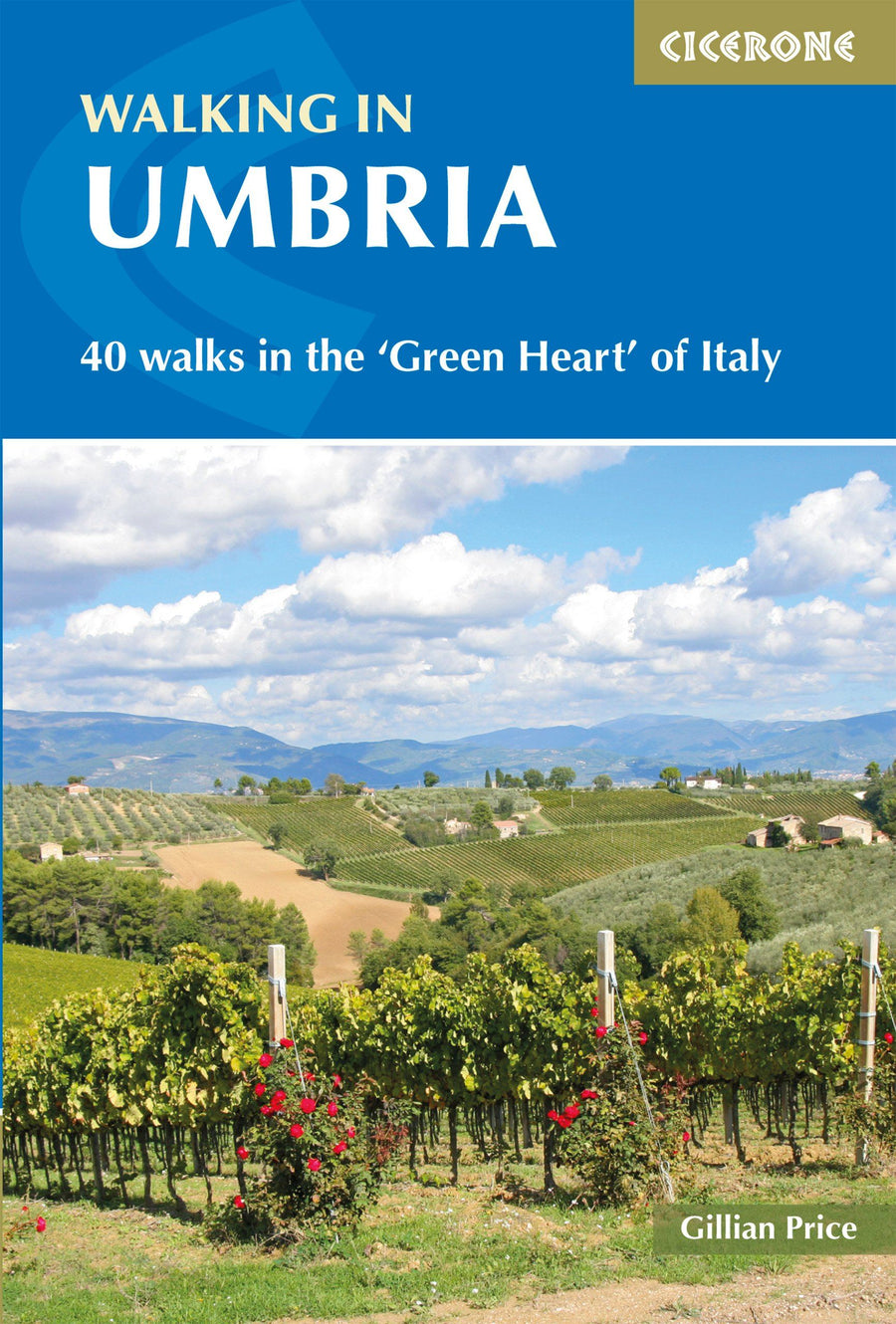Guide de randonnées (en anglais) - Umbria, 40 walks | Cicerone guide de randonnée Cicerone 