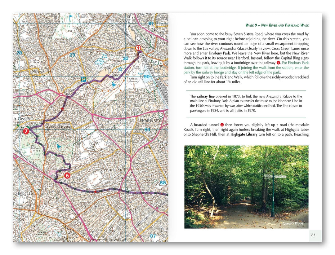 Guide de randonnées (en anglais) - Walking in London : Park, Heath and Waterside | Cicerone guide de randonnée Cicerone 