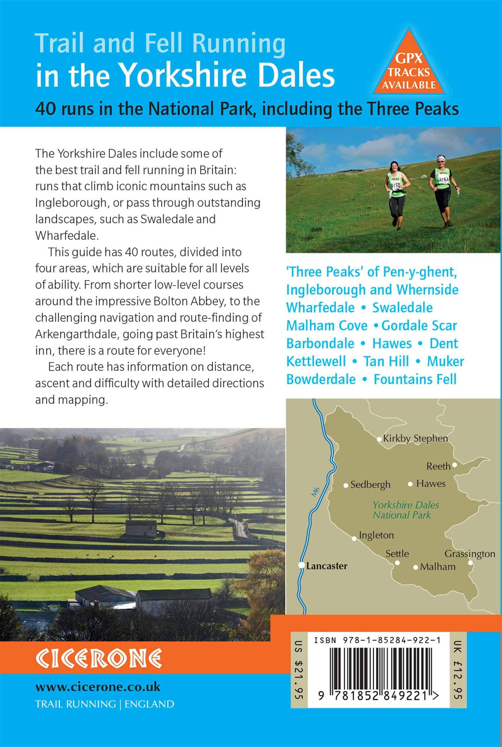 Guide de randonnées (en anglais) - Yorkshire Dales : 40 runs in the National Park, including the Three Peaks | Cicerone guide de randonnée Cicerone 