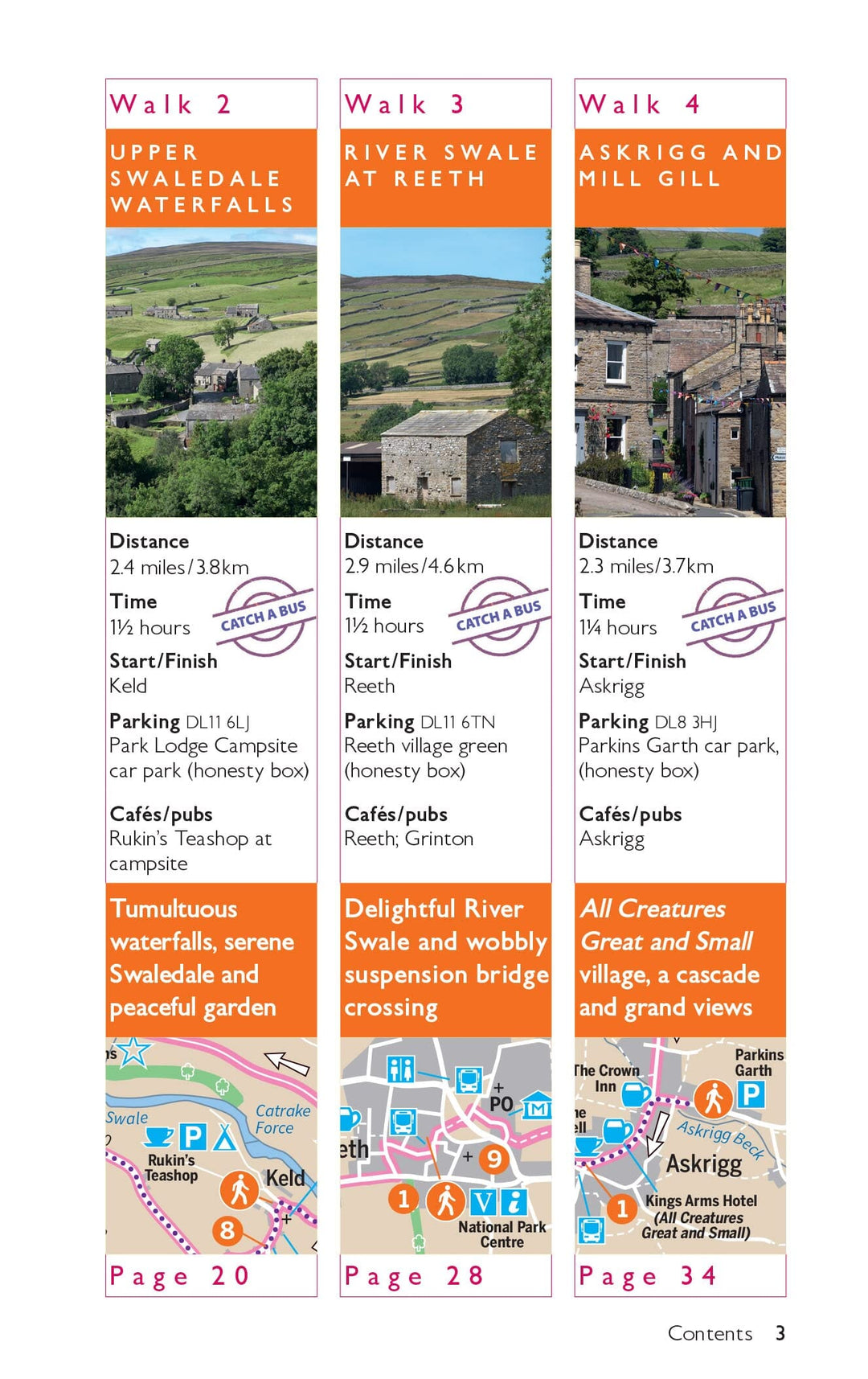 Guide de randonnées (en anglais) - Yorkshire Dales (Angleterre) | Ordnance Survey - Pathfinder guides guide petit format Ordnance Survey 