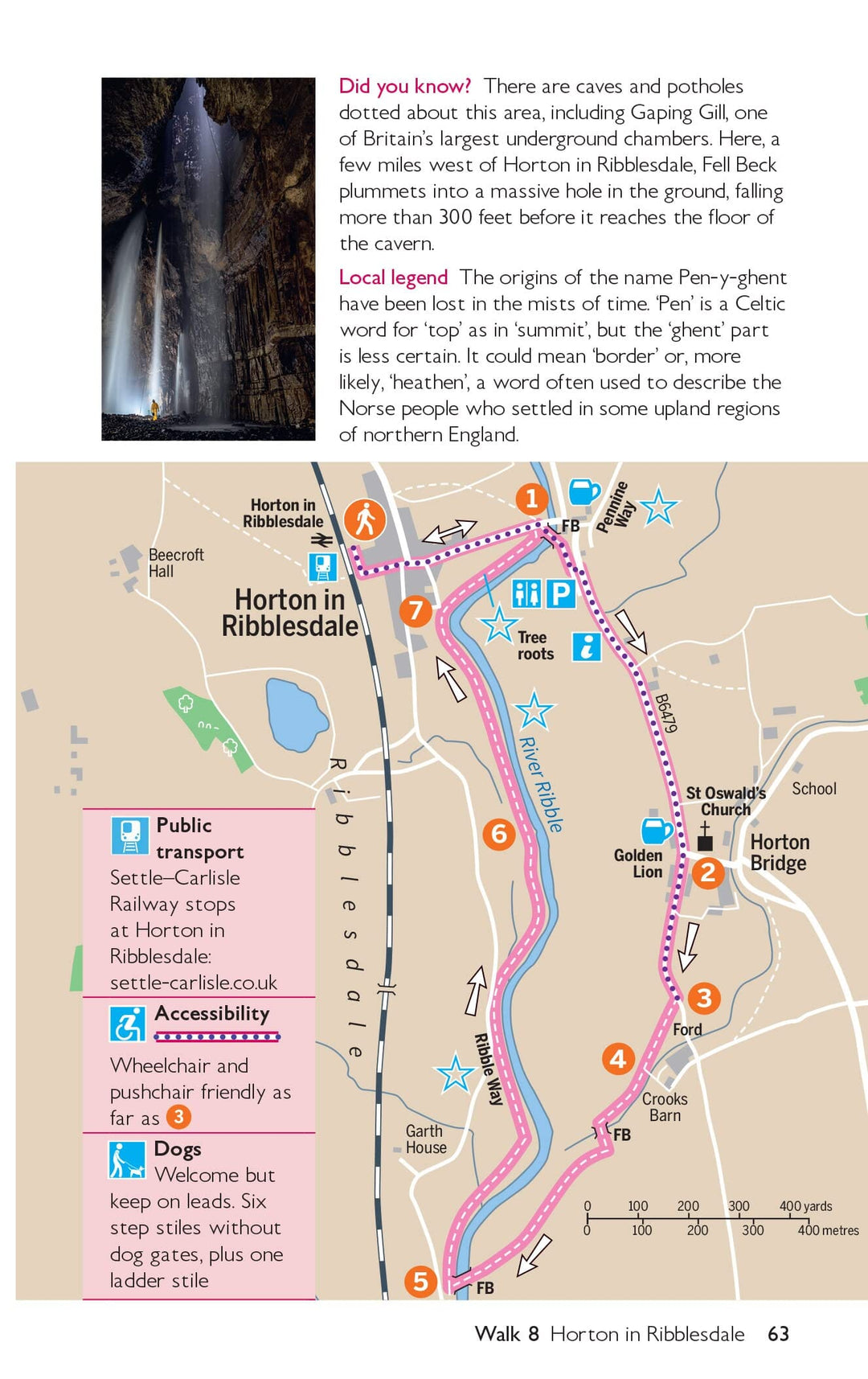 Guide de randonnées (en anglais) - Yorkshire Dales (Angleterre) | Ordnance Survey - Pathfinder guides guide petit format Ordnance Survey 