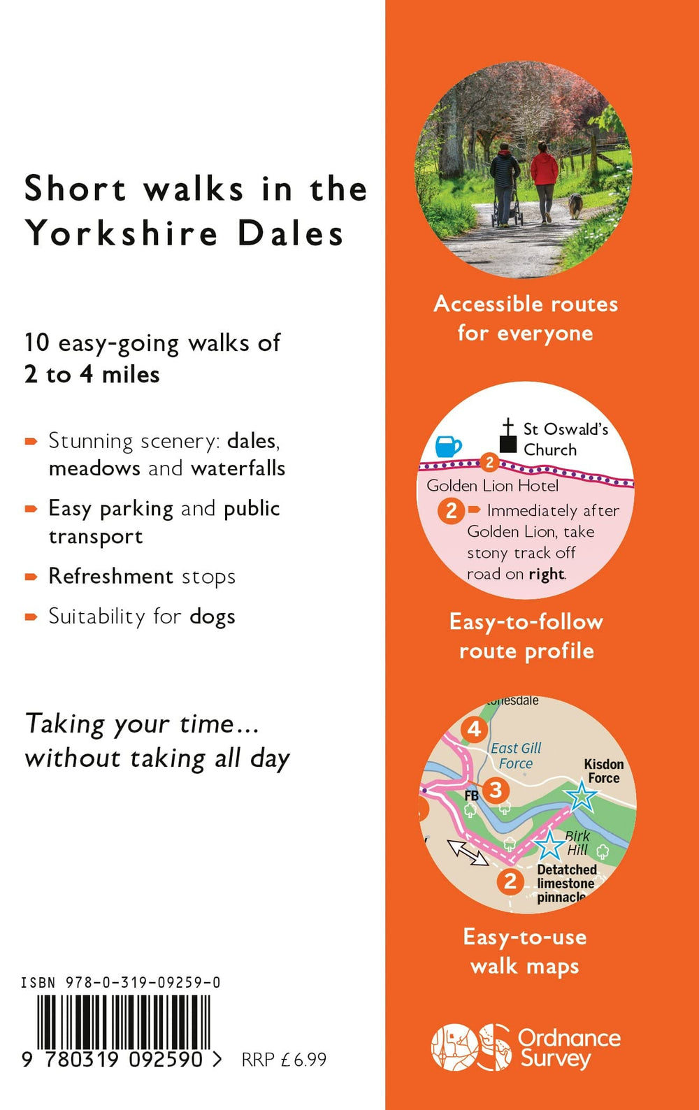 Guide de randonnées (en anglais) - Yorkshire Dales (Angleterre) | Ordnance Survey - Pathfinder guides guide petit format Ordnance Survey 