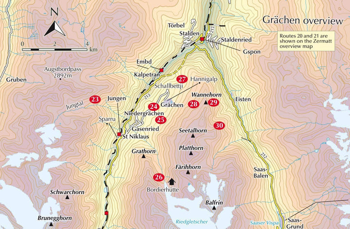 Guide de randonnées (en anglais) - Zermatt and Saas-Fee Walking | Cicerone guide de randonnée Cicerone 
