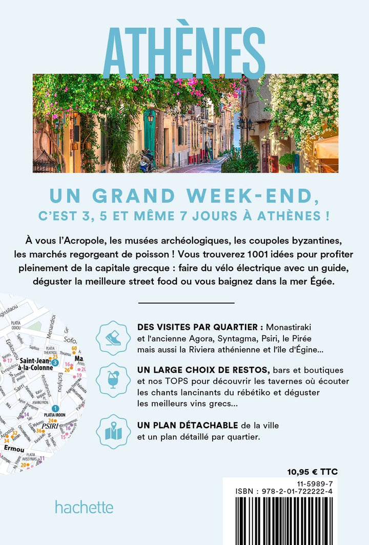 Guide de voyage de poche - Un Grand Week-end à Athènes - Édition 2023 | Hachette guide petit format Hachette 