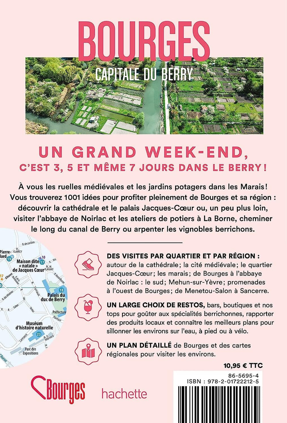 Guide de voyage de poche - Un Grand Week-end à Bourges - Édition 2023 | Hachette guide petit format Hachette 