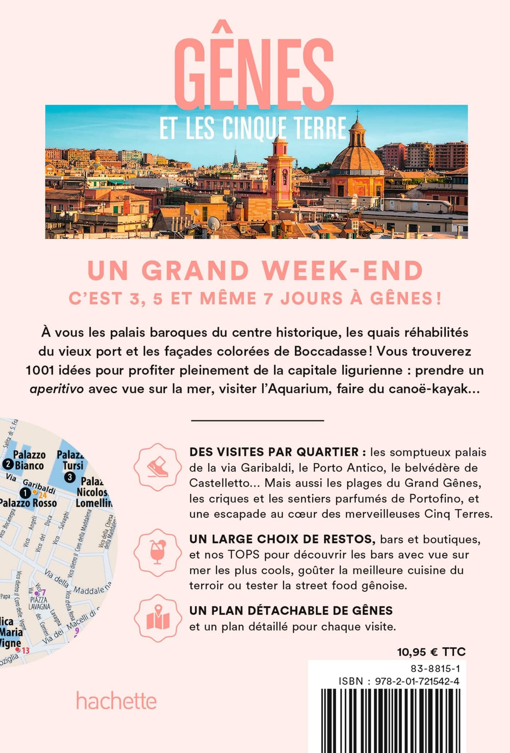 Guide de voyage de poche - Un Grand Week-end à Gênes et les Cinq Terre - Édition 2023 | Hachette guide petit format Hachette 