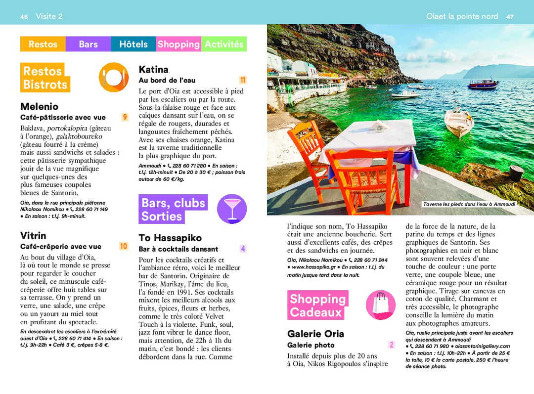 Guide de voyage de poche - Un Grand Week-end à Santorin, Anafi et Ios | Hachette guide de conversation Hachette 