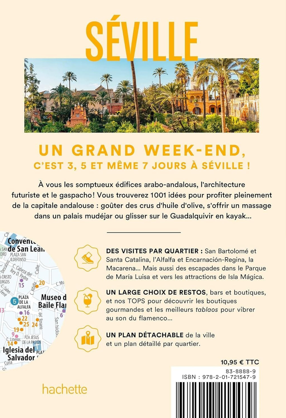 Guide de voyage de poche - Un Grand Week-end à Séville - Édition 2023 | Hachette guide petit format Hachette 