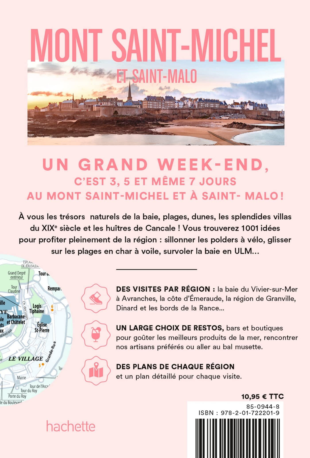 Guide de voyage de poche - Un Grand Week-end au Mont Saint-Michel & Saint Malo - Édition 2023 | Hachette guide petit format Hachette 
