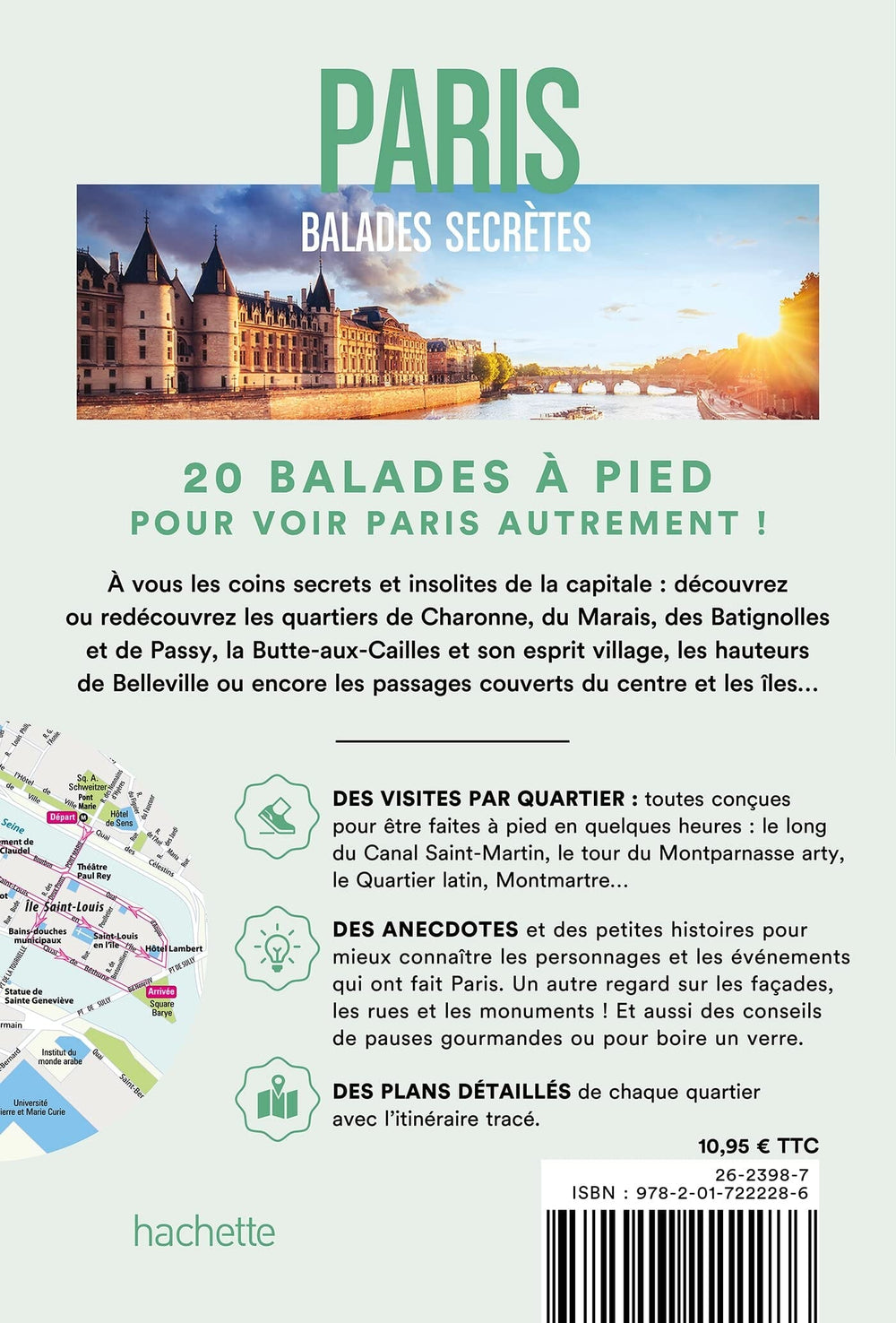 Guide de voyage de poche - Un Grand Week-end : Balades secrètes à Paris - Édition 2023 | Hachette guide petit format Hachette 