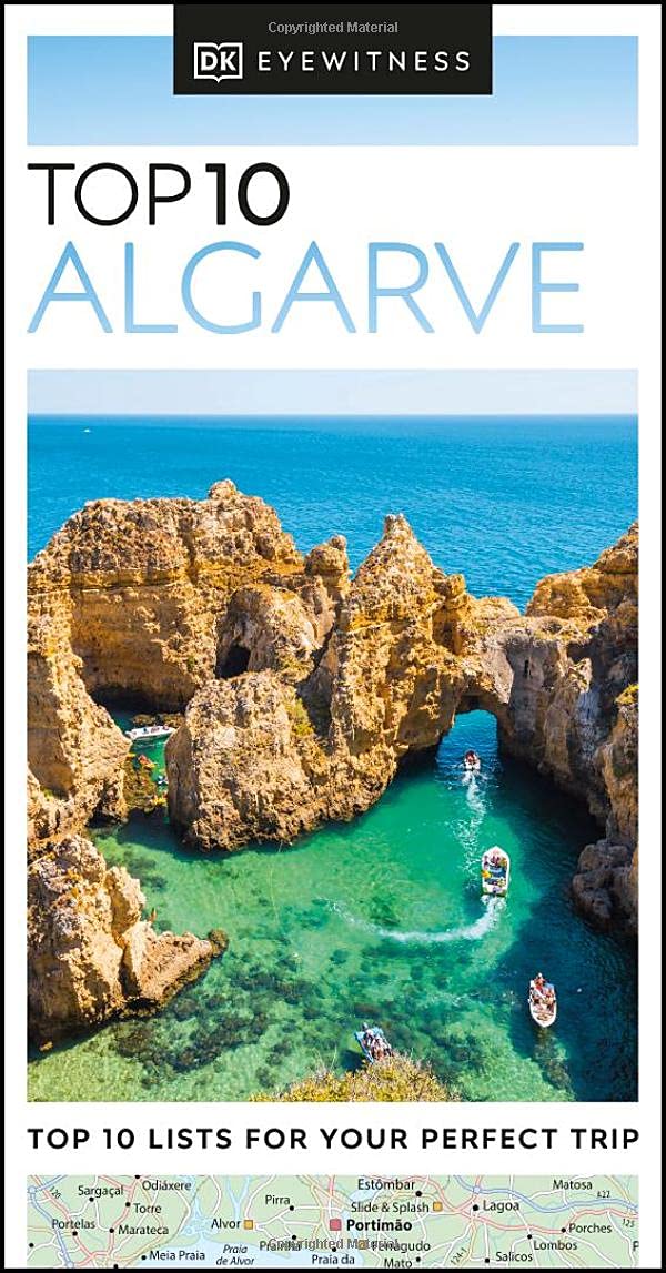 Detailed road map of Algarve with other marks, Algarve, Portugal, Europe, Mapsland