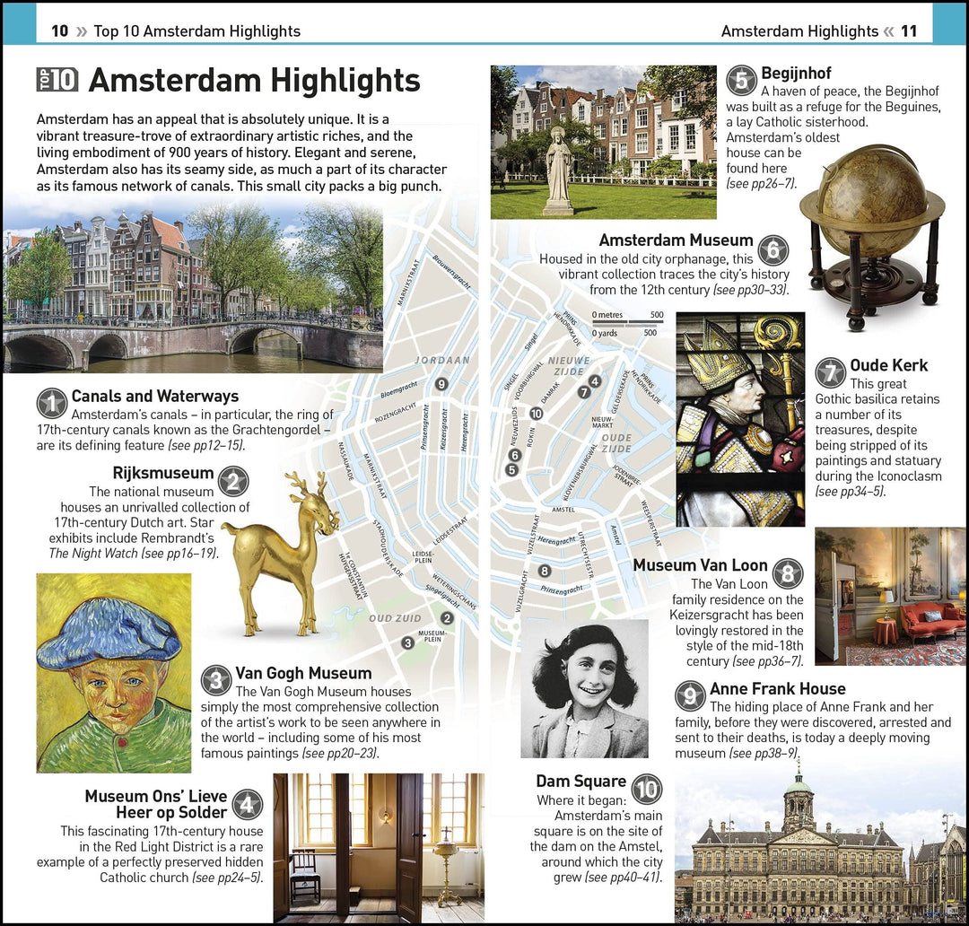 Guide de voyage (en anglais) - Amsterdam Top 10 | Eyewitness guide de conversation Eyewitness 