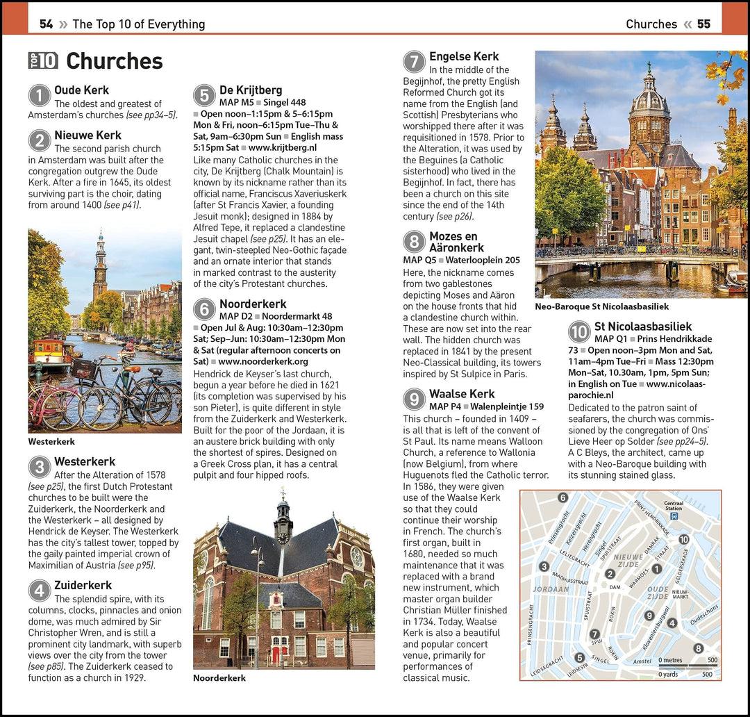 Guide de voyage (en anglais) - Amsterdam Top 10 | Eyewitness guide de conversation Eyewitness 