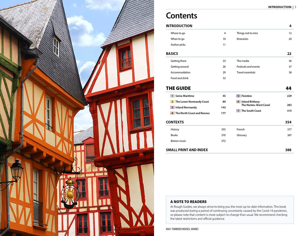 Guide de voyage (en anglais) - Brittany & Normandy | Rough Guides guide de voyage Rough Guides 