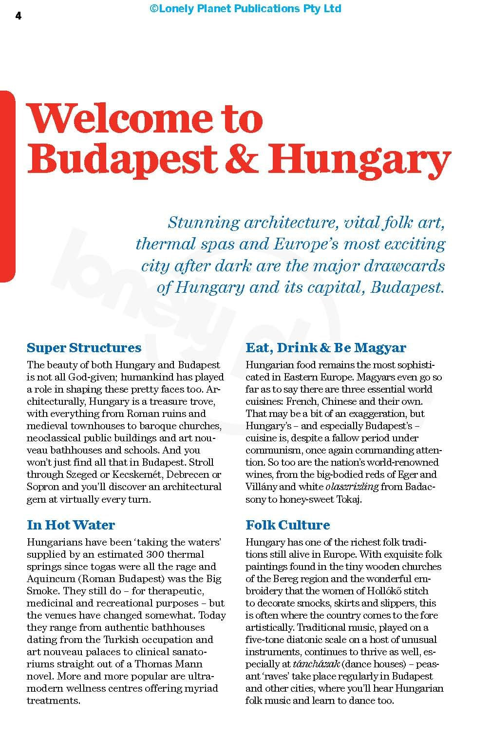 Guide de voyage (en anglais) - Budapest & Hungary | Lonely Planet guide de voyage Lonely Planet 