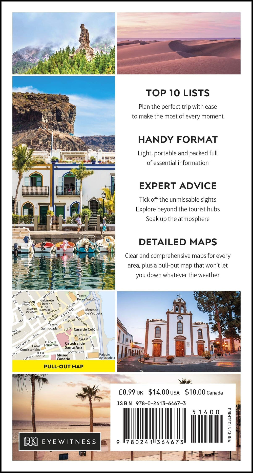 Guide de voyage (en anglais) - Gran Canaria Top 10 | Eyewitness guide petit format Eyewitness 