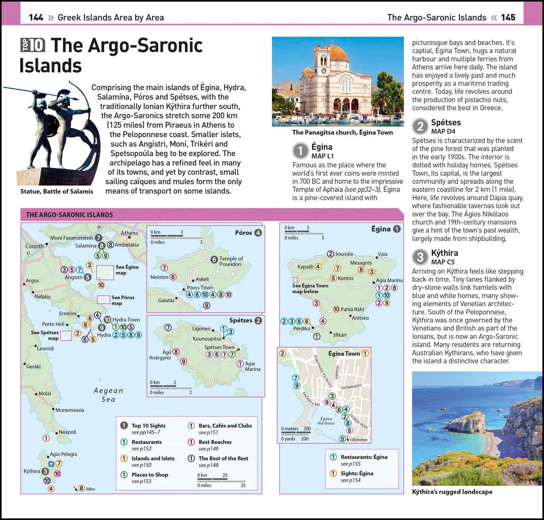 Guide de voyage (en anglais) - Greek Islands Top 10 | Eyewitness guide petit format Eyewitness 