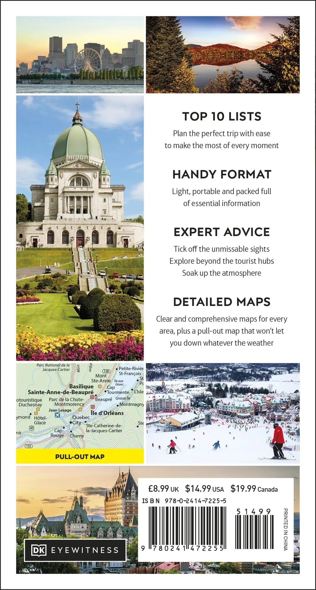 Guide de voyage (en anglais) - Montreal & Quebec City Top 10 | Eyewitness guide de conversation Eyewitness 