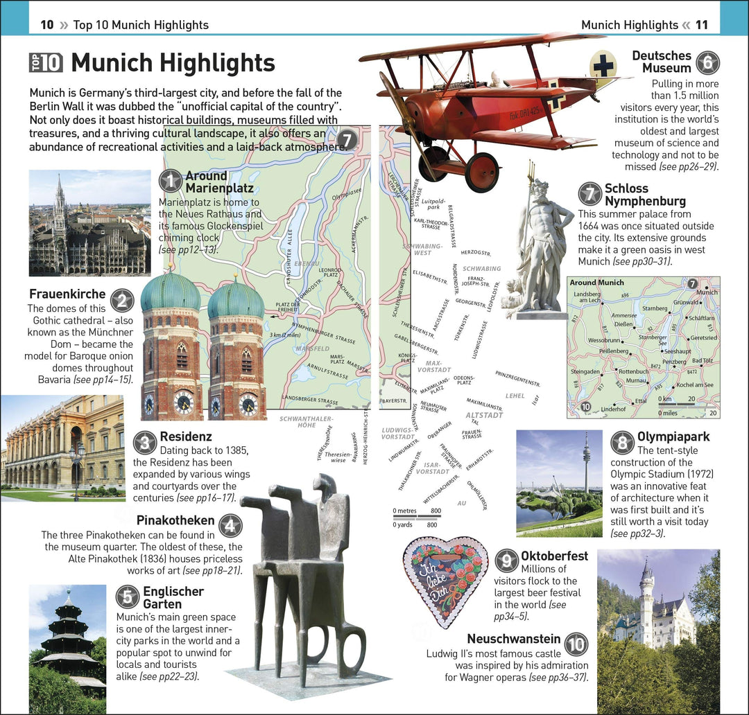 Guide de voyage (en anglais) - Munich Top 10 | Eyewitness guide petit format Eyewitness 
