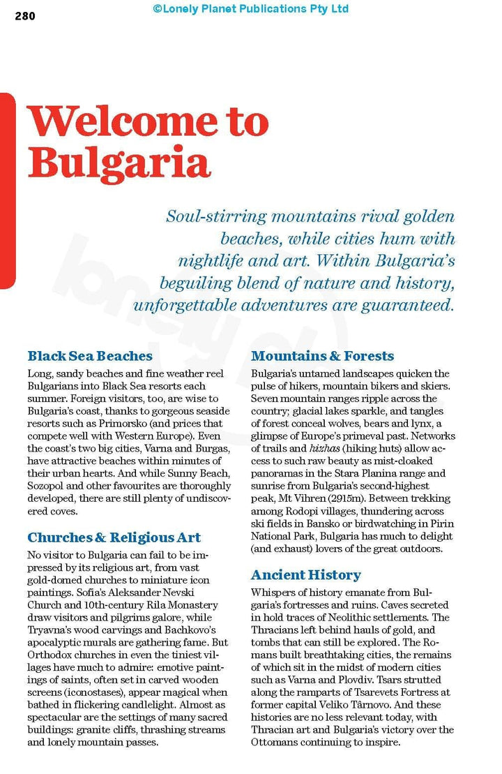 Guide de voyage (en anglais) - Romania & Bulgaria | Lonely Planet guide de voyage Lonely Planet EN 