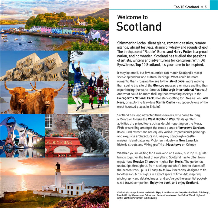 Guide de voyage (en anglais) - Scotland Top 10 | Eyewitness guide petit format Eyewitness 