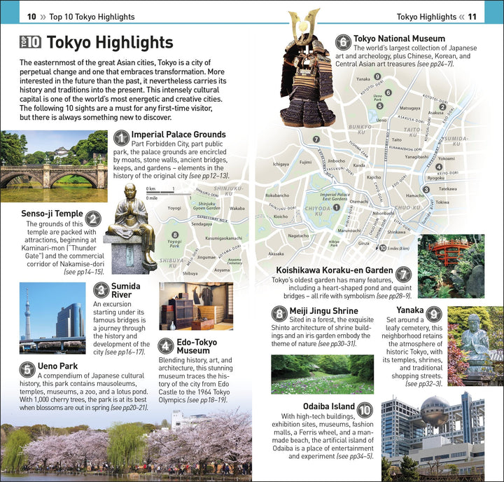 Guide de voyage (en anglais) - Tokyo Top 10 | Eyewitness guide petit format Eyewitness 