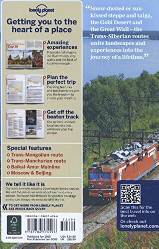 Guide de voyage (en anglais) - Trans-Siberian Railway | Lonely Planet guide de voyage Lonely Planet EN 