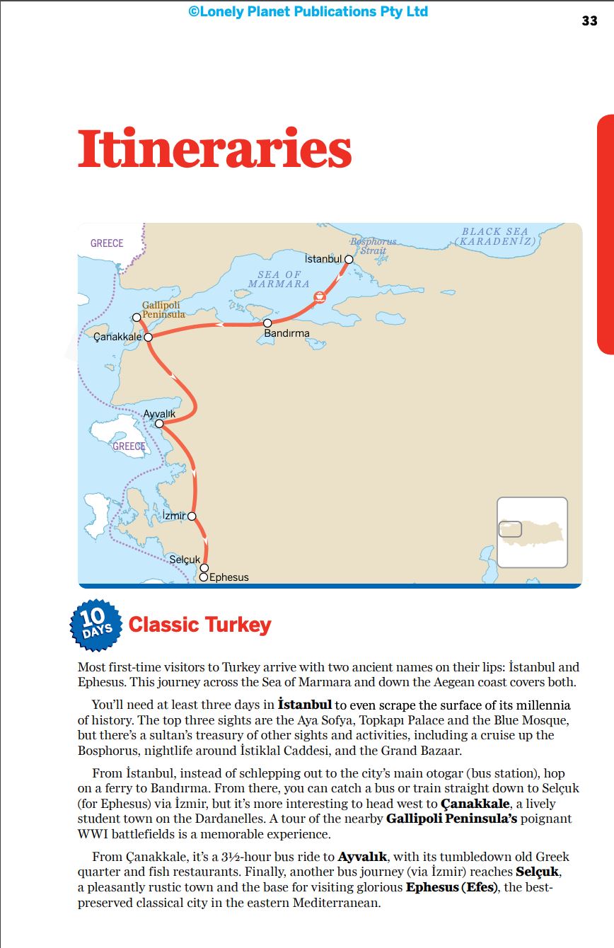 Guide de voyage (en anglais) - Turkey | Lonely Planet guide de voyage Lonely Planet EN 