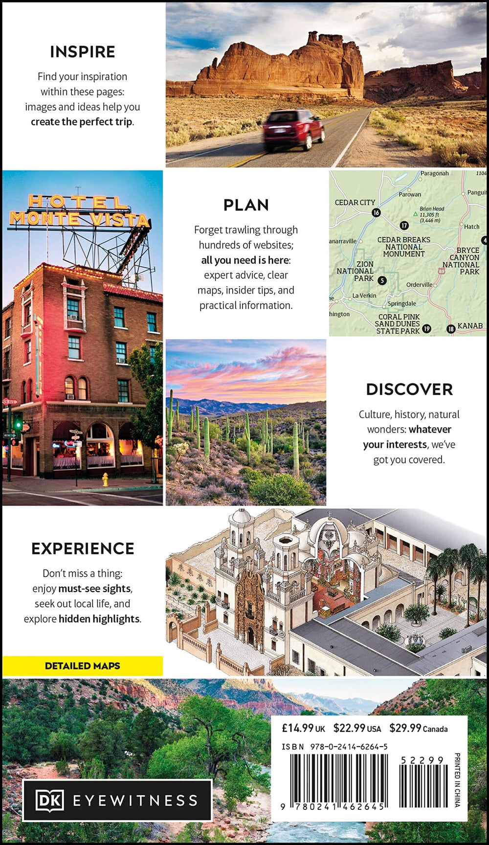 Guide de voyage (en anglais) - USA Southwest & National Parks | Eyewitness guide de voyage Eyewitness 