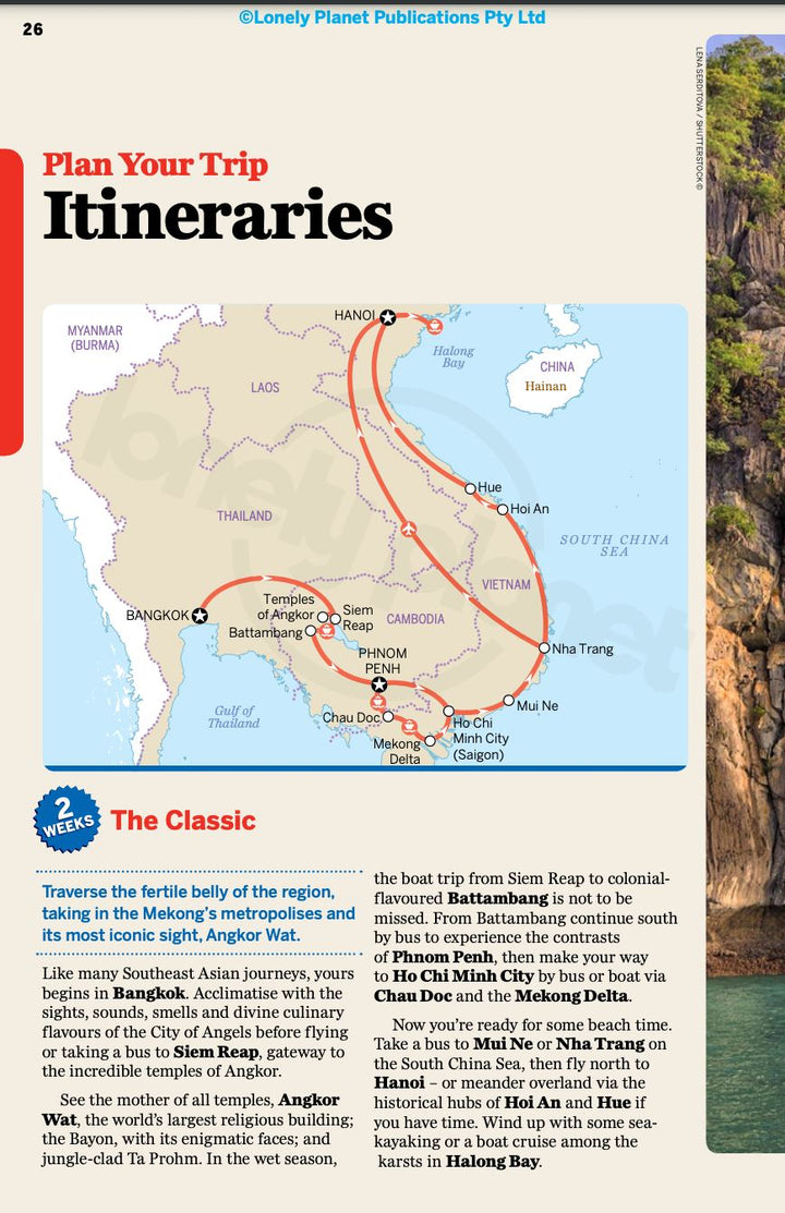 Guide de voyage (en anglais) - Vietnam, Cambodia, Laos & Northern Thailand - Édition 2021 | Lonely Planet guide de voyage Lonely Planet EN 