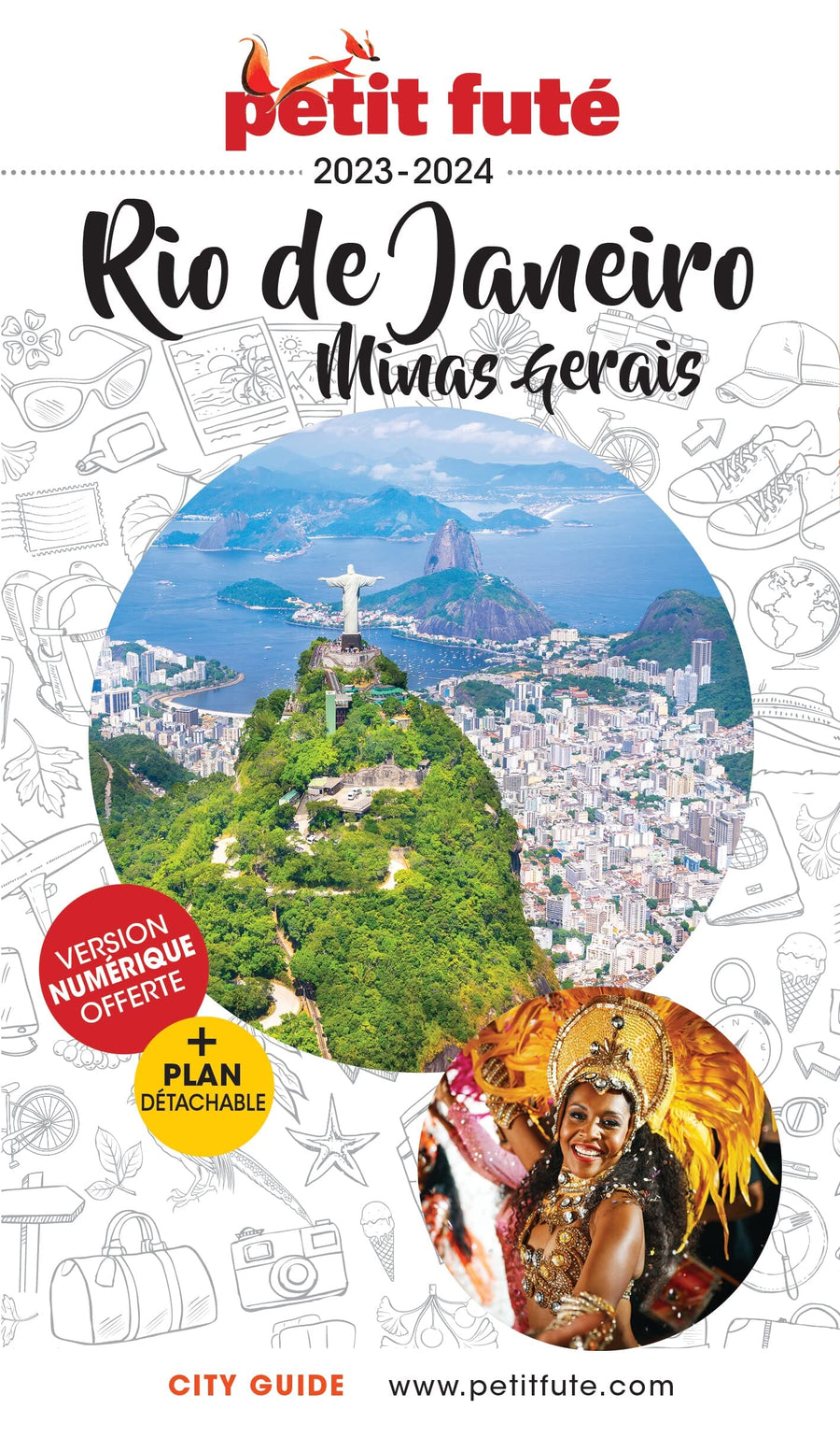 Guide de voyage - Rio de Janeiro, Minas Gerais + plan de ville 2023/24 | Petit Futé guide de voyage Petit Futé 
