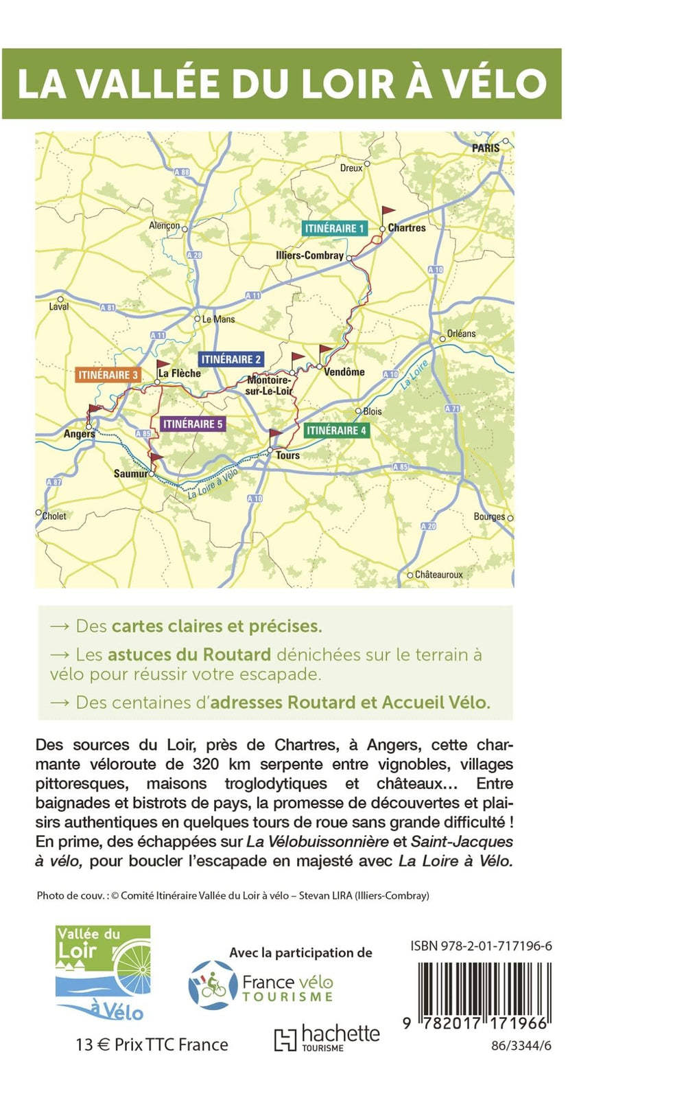 Guide du Routard - Vallée du Loir à vélo | Hachette guide de voyage Hachette 
