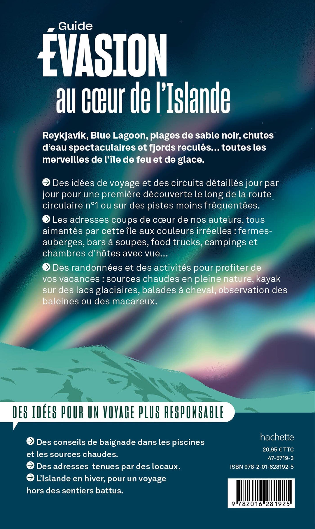 Guide Evasion - Islande - Édition 2023 | Hachette guide de voyage Hachette 