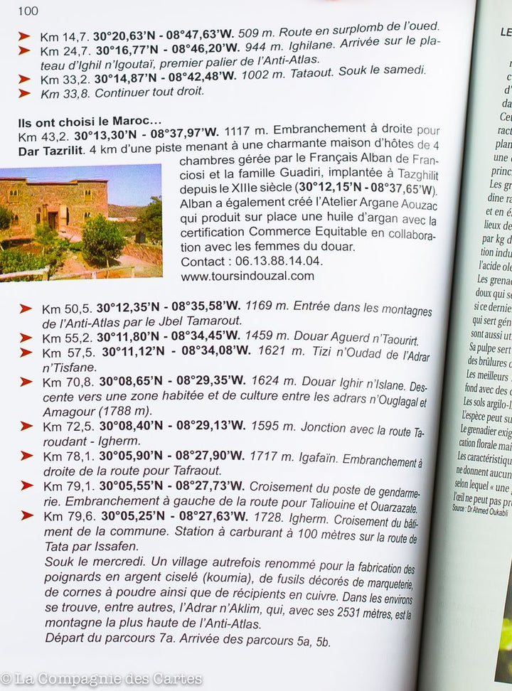 Guide Gandini - Pistes de l'Anti-Atlas (Maroc) - Tome 7 - La Compagnie des Cartes