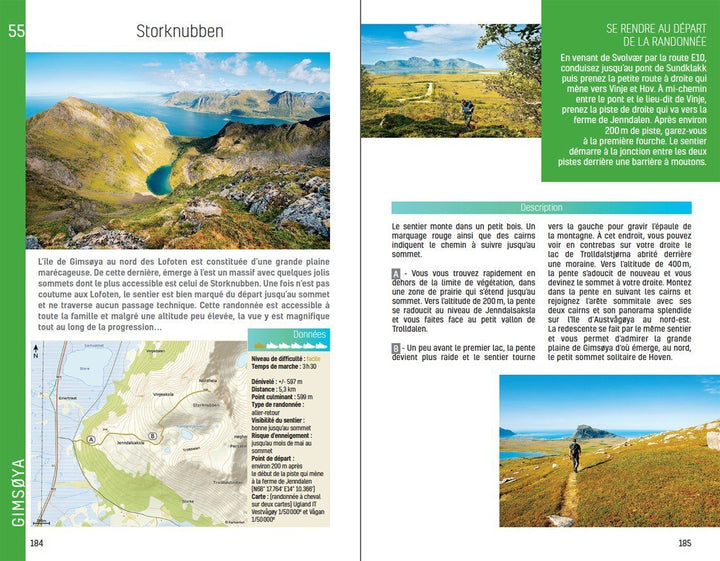 Guide - Randonner aux îles Lofoten guide de randonnée Topo Guide Lofoten 