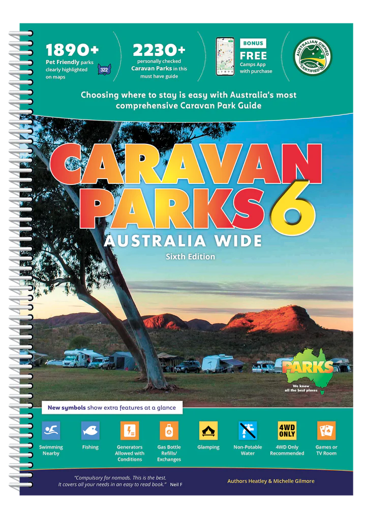 Guide spécial camping-car (à spirales) - Caravan Parks Australia Wide | Hema Maps atlas Hema Maps 