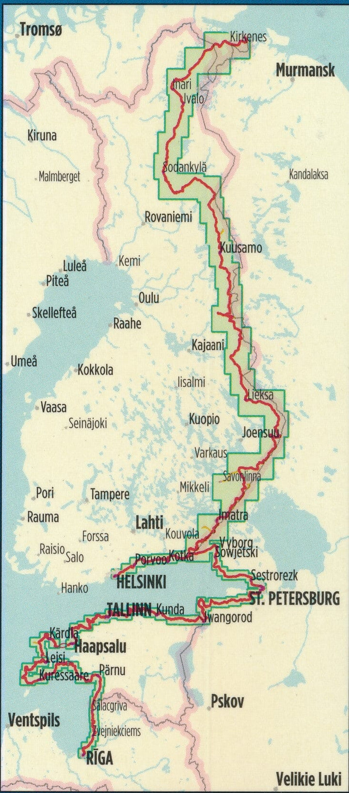Guide vélo (en anglais) - Iron Curtain Trail - Finland, Baltlic Sea Coast | Bikeline guide de voyage Bikeline 