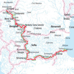 Guide vélo (en anglais) - Iron Curtain Trail, From Szeged to Rezovo | Bikeline guide vélo Bikeline 