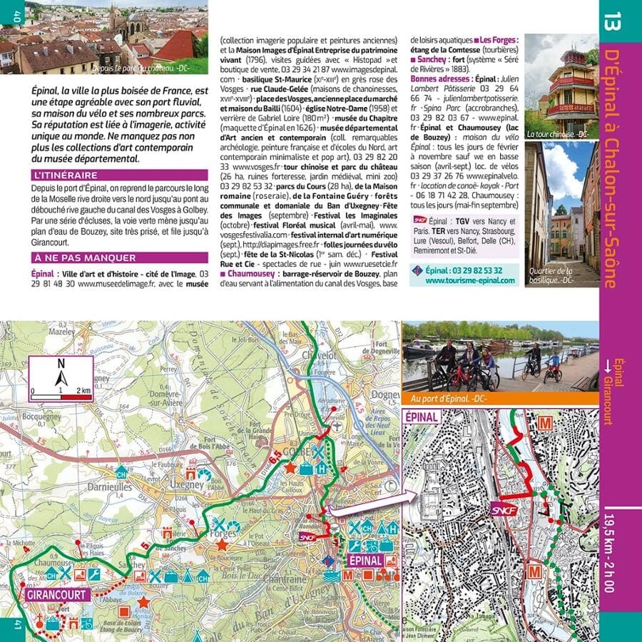 Cycling guide The Blue Route Moselle Saone by bike Chamina