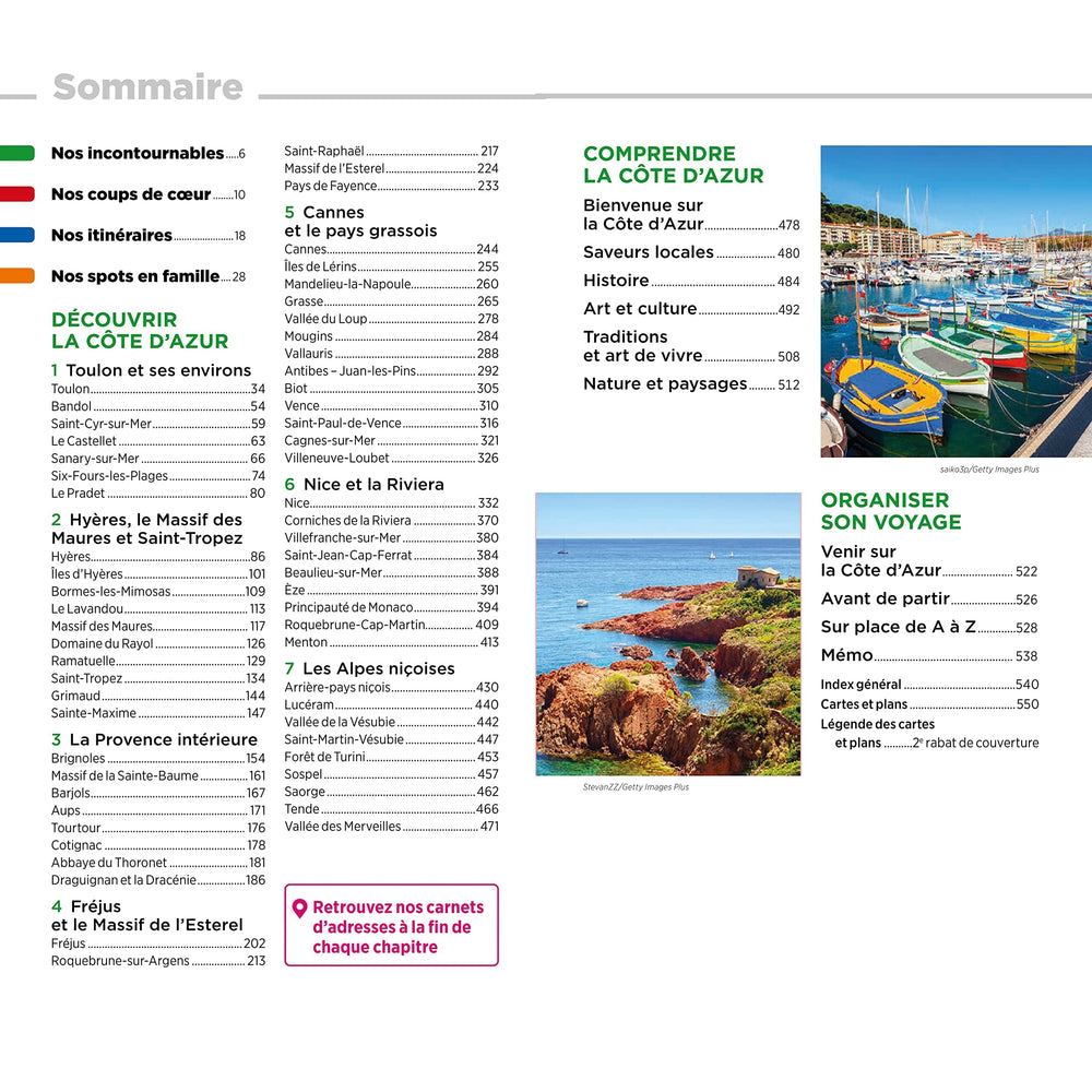 Guide Vert - Côte d'Azur : Var, Alpes-Maritimes, Monaco - Édition 2023 | Michelin guide de voyage Michelin 