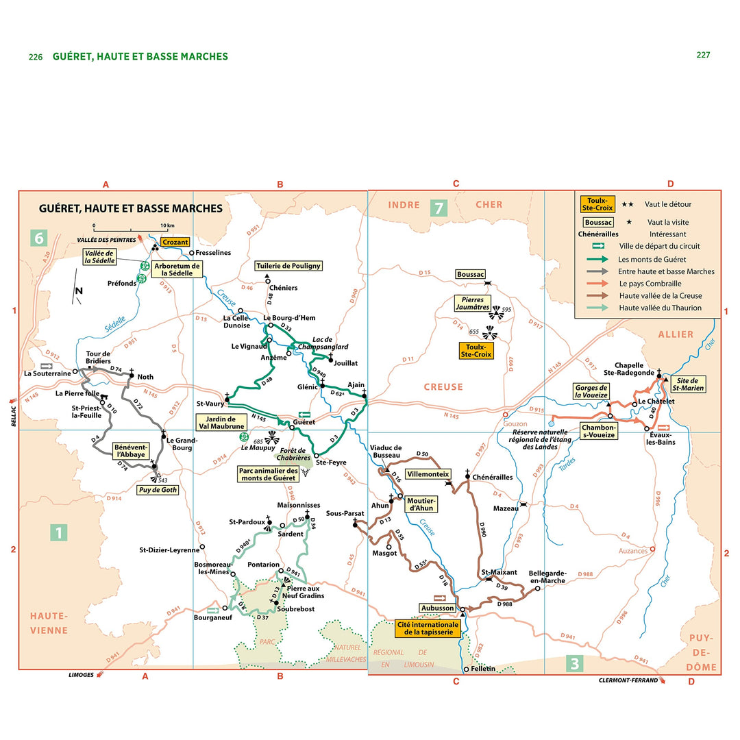 Guide Vert - Limousin, Berry - Édition 2023 | Michelin guide de voyage Michelin 