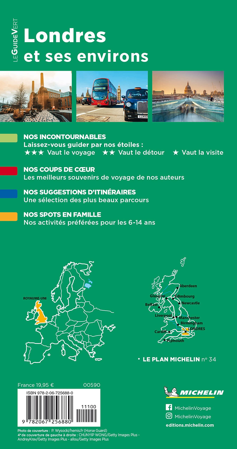 Guide Vert - Londres - Édition 2023 | Michelin guide de voyage Michelin 