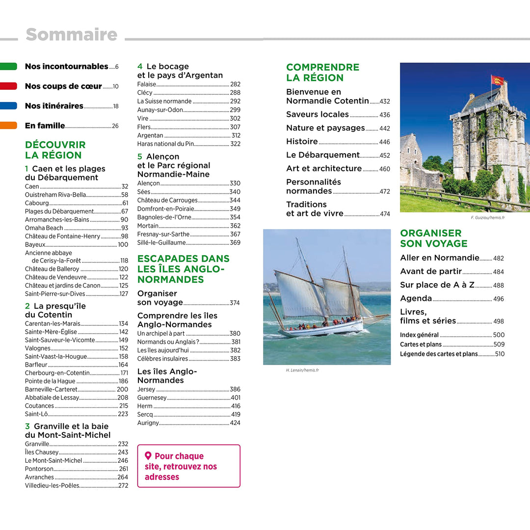Guide Vert - Normandie, Cotentin - Édition 2023 | Michelin guide de voyage Michelin 