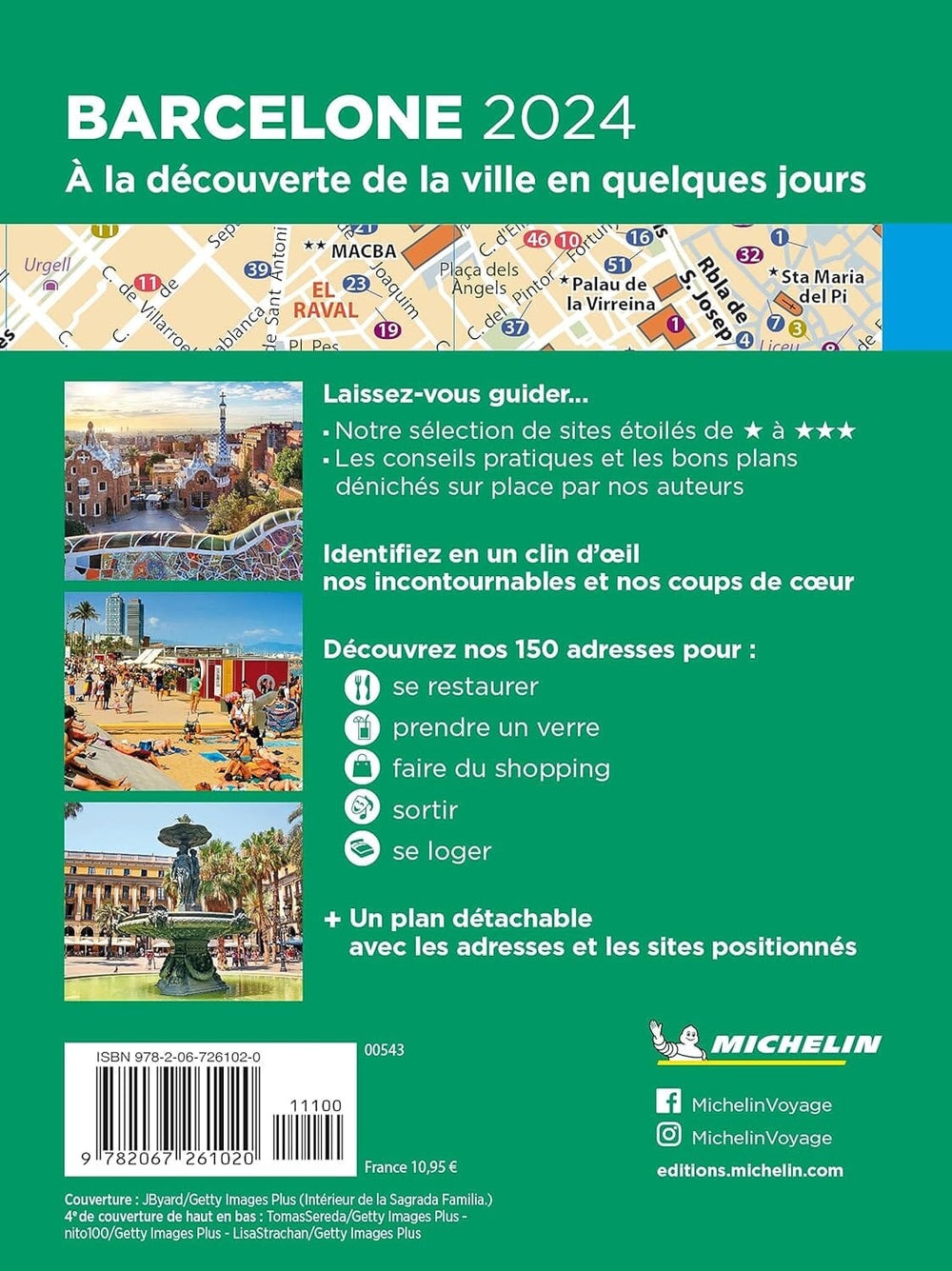 Guide Vert Week & GO - Barcelone - Édition 2024 | Michelin guide petit format Michelin 
