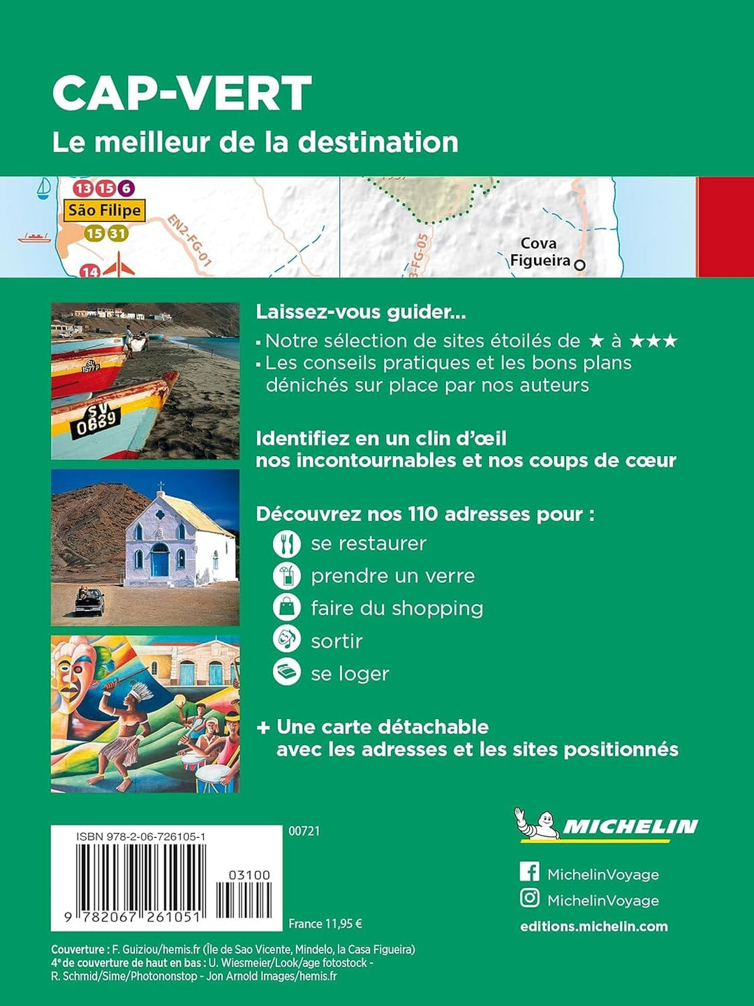 Guide Vert Week & GO - Cap Vert - Édition 2023 | Michelin guide petit format Michelin 