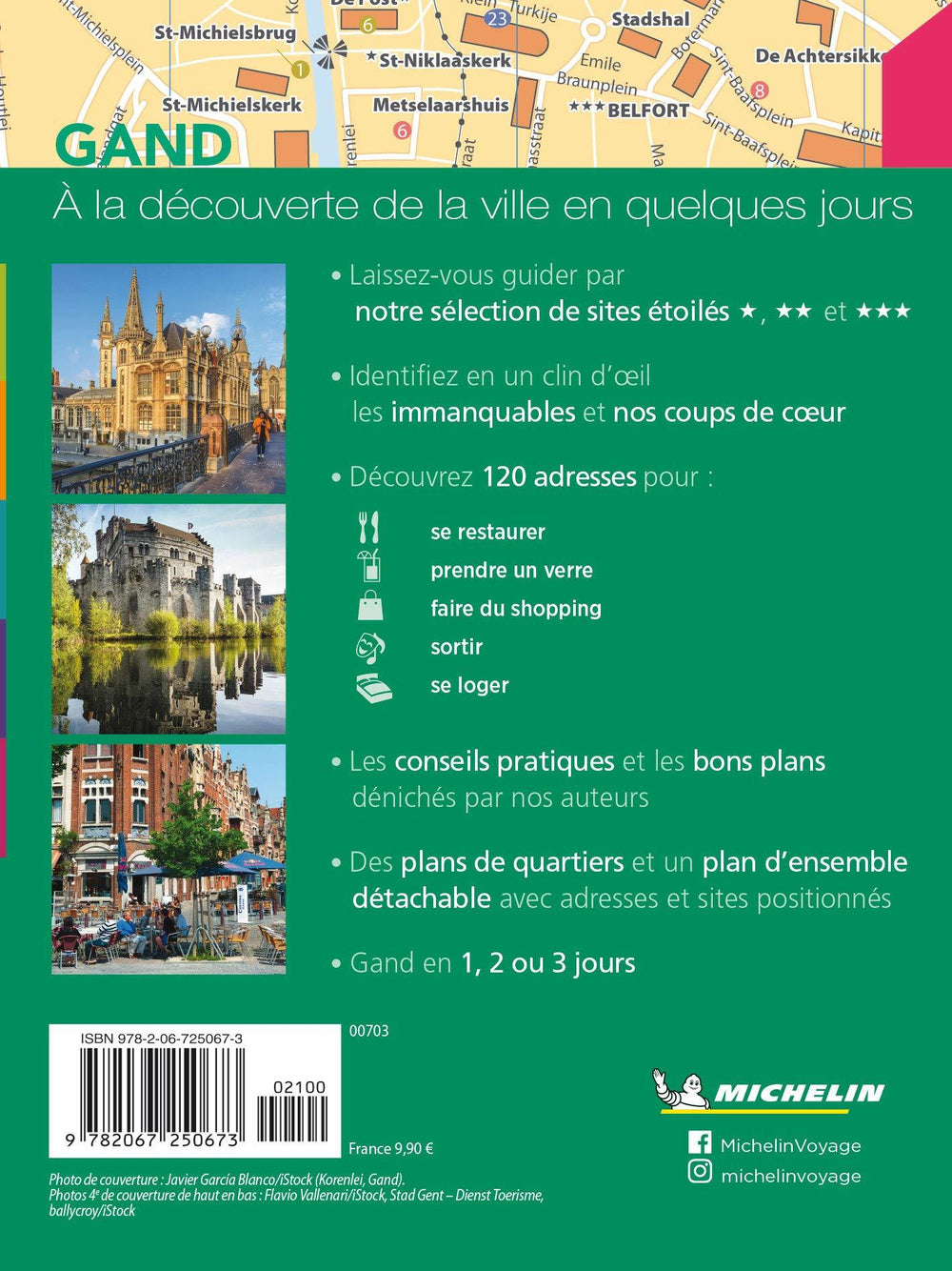 Guide Vert Week & GO - Gand - Édition 2021 | Michelin guide de voyage Michelin 